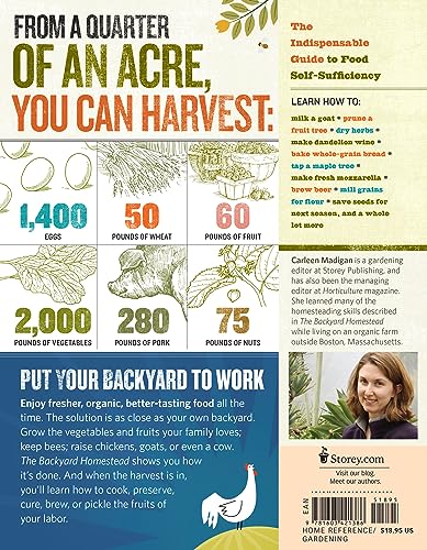 The Backyard Homestead: Produce all the food you need on just a quarter acre!