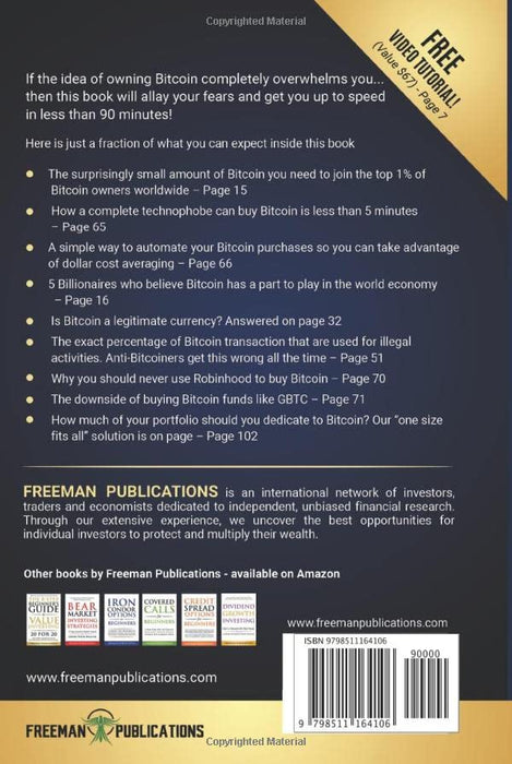 The Only Bitcoin Investing Book You’ll Ever Need: An Absolute Beginner’s Guide to the Cryptocurrency Which Is Changing the World and Your Finances in 2021 & Beyond (Cryptocurrency for Beginners)