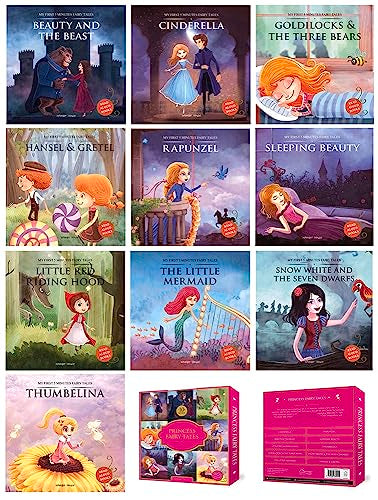Princess Fairy Tales Boxset: A Set of 10 Classic Children Fairy Tales (Abridged and Retold)