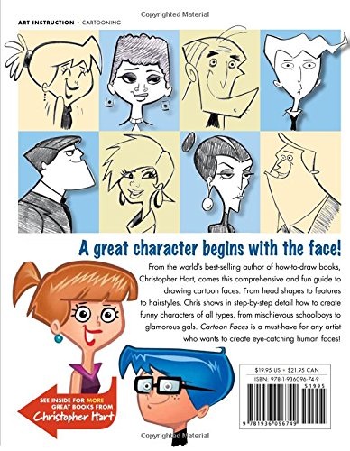 Cartoon Faces: How to Draw Heads, Features & Expressions (Cartoon Academy)
