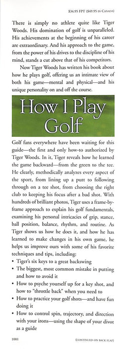 How I Play Golf by Woods, Tiger (2001) Hardcover
