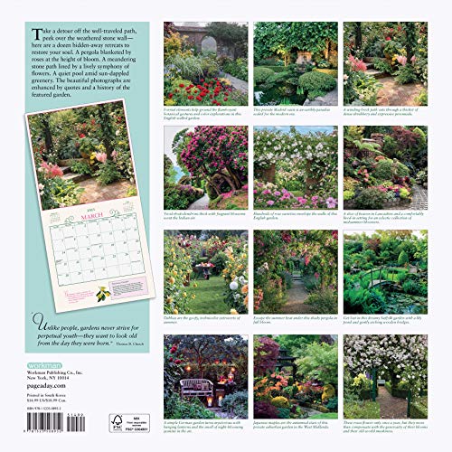 Secret Garden Wall Calendar 2021