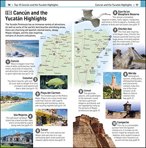 DK Eyewitness Top 10 Cancun and the Yucatan (Pocket Travel Guide)