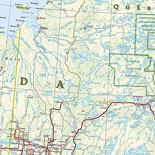 Canada East Map (National Geographic Adventure Map, 3115)