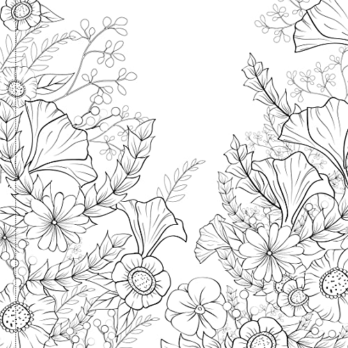 Nature, Garden and Forest: Colouring Books for Adults with Tear Out Sheets (Adult Colouring Book) [Paperback] Wonder House Books Editorial