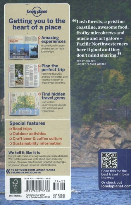Lonely Planet Washington, Oregon & the Pacific Northwest (Regional Guide)