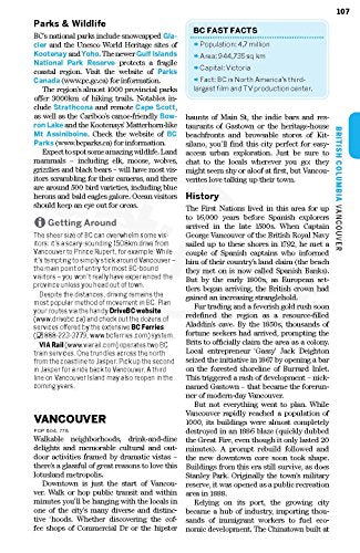 Lonely Planet British Columbia & the Canadian Rockies (Regional Guide)