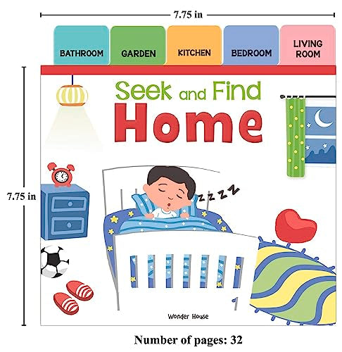 Seek And Find: Home: Early Learning Board Books With Tabs