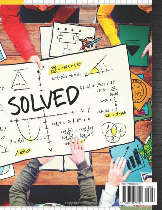 Adult Basic Math College Prep Workbook: Mathematics Exercise Refresher Skills Easy to Advance Practice Problems with Answer Key & Grades Tracker Sheets