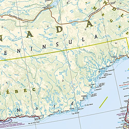 Canada East Map (National Geographic Adventure Map, 3115)