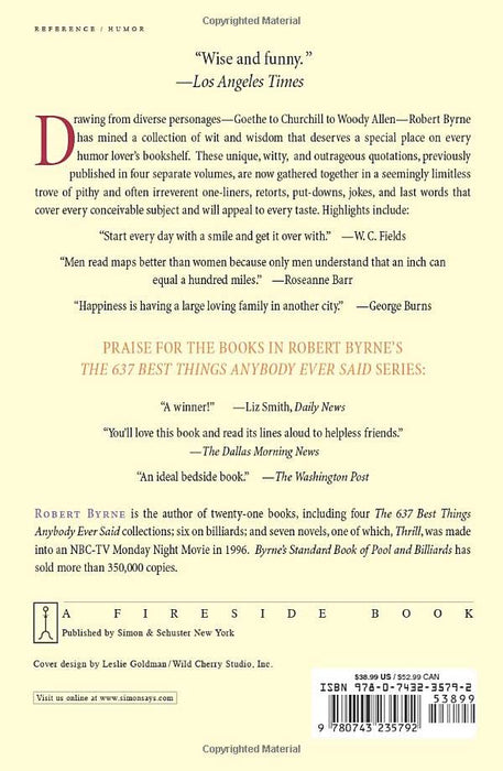 The 2,548 Best Things Anybody Ever Said