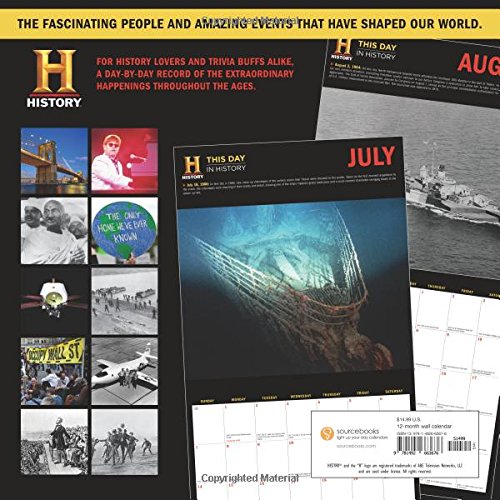 2019 History Channel This Day in History Wall Calendar: 365 Remarkable People, Extraordinary Events, and Fascinating Facts