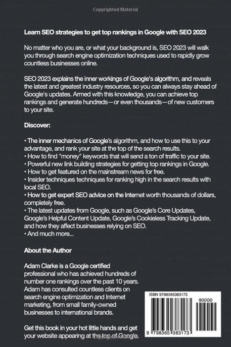 SEO 2023: Learn search engine optimization with smart internet marketing strategies