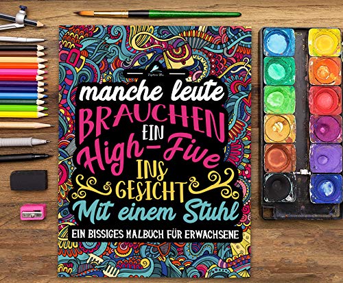 Ein bissiges Malbuch für Erwachsene (German Edition)