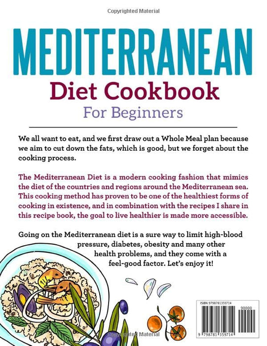 Mediterranean Diet Cookbook: 1000 Recipes For Easy & Delicious Homemade Meals
