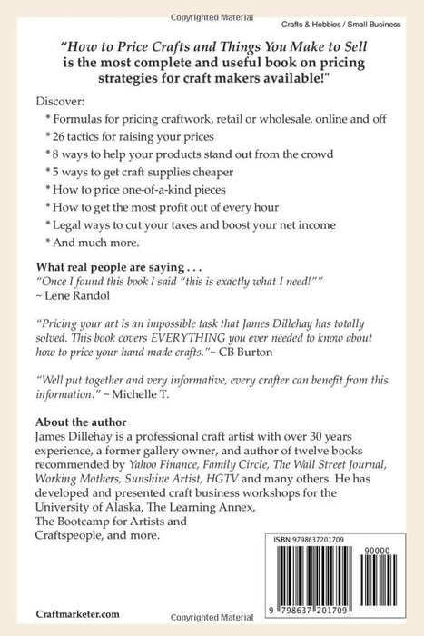 How to Price Crafts and Things You Make to Sell: Successful Craft Business Ideas for Pricing on Etsy, to Stores, at Craft Shows & Everywhere Else
