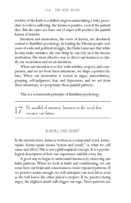 The Wise Heart: Buddhist Psychology for the West