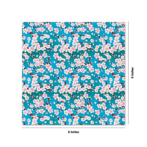 Origami Paper 200 sheets Cherry Blossoms 6" (15 cm)