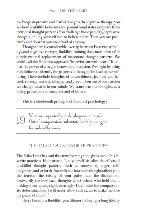 The Wise Heart: Buddhist Psychology for the West