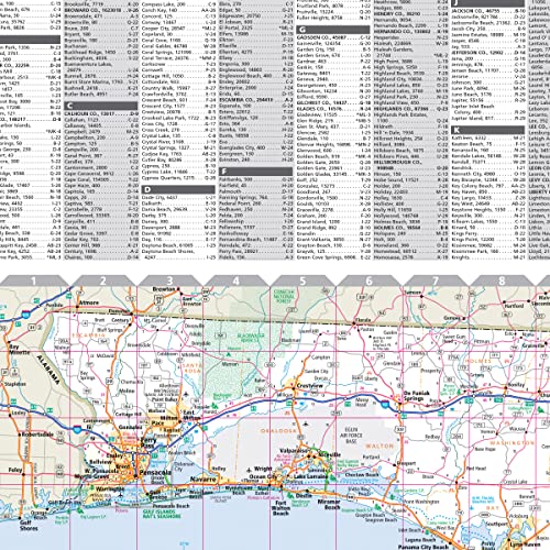 Rand McNally Easy To Read Folded Map: Florida State Map