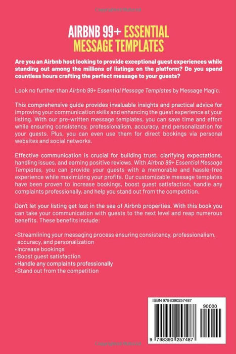 Airbnb 99+ Essential Message Templates