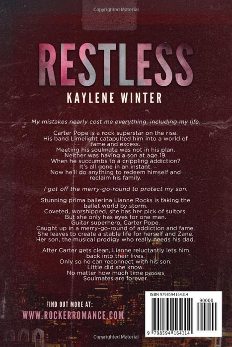 RESTLESS: A Less Than Zero Rockstar Romance Prequel: Book 0.5 - Carter & Lianne