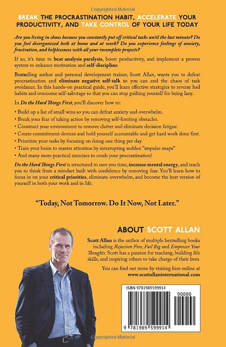 Do the Hard Things First: How to Win Over Procrastination and Master the Habit of Doing Difficult Work (Do the Hard Things First Series)