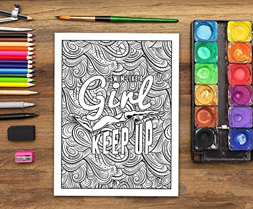 Swimmer Life: A Snarky Adult Coloring Book