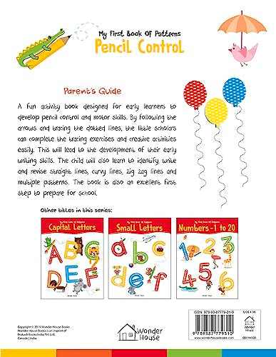 My First Book of Pencil Control : Practice Pattern Writing (Full Color Pages)