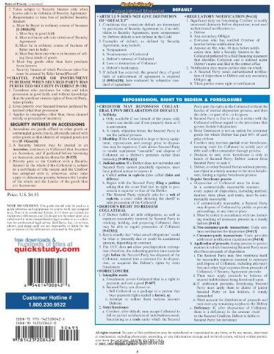 Secured Transactions (Quick Study Law)