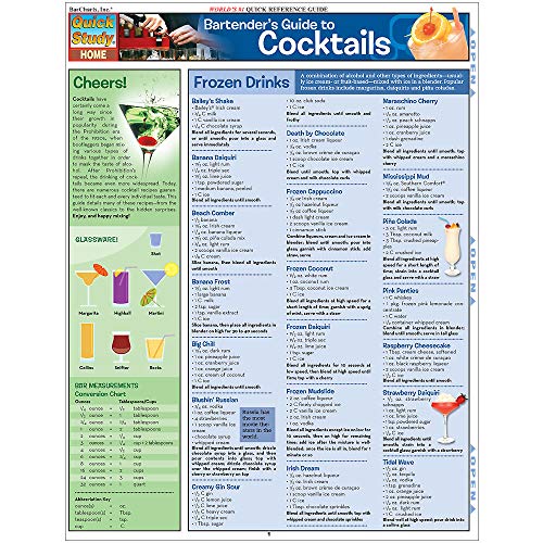 Bartender'S Guide To Cocktails (Quick Study Home)