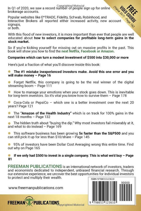 The 8-Step Beginner’s Guide to Value Investing: Featuring 20 for 20 - The 20 Best Stocks & ETFs to Buy and Hold for The Next 20 Years: Make Consistent ... Even in a Bear Market (Stock Investing 101)