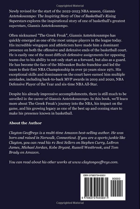 Giannis Antetokounmpo: The Inspiring Story of One of Basketball's Rising Superstars (Basketball Biography Books)