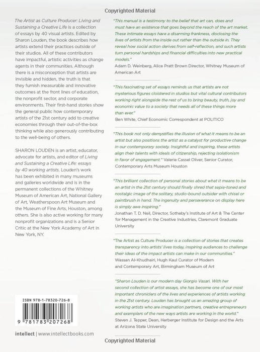 The Artist as Culture Producer: Living and Sustaining a Creative Life