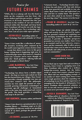 Future Crimes: Everything Is Connected, Everyone Is Vulnerable and What We Can Do About It