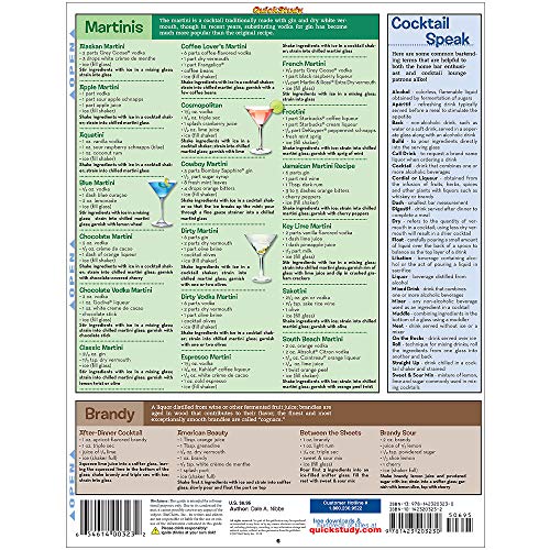 Bartender'S Guide To Cocktails (Quick Study Home)