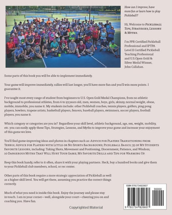 Pickleball: Tips, Lessons, Strategies, & Myths: From a Certified Pickleball Professional & U.S. Open Gold Medal Winner