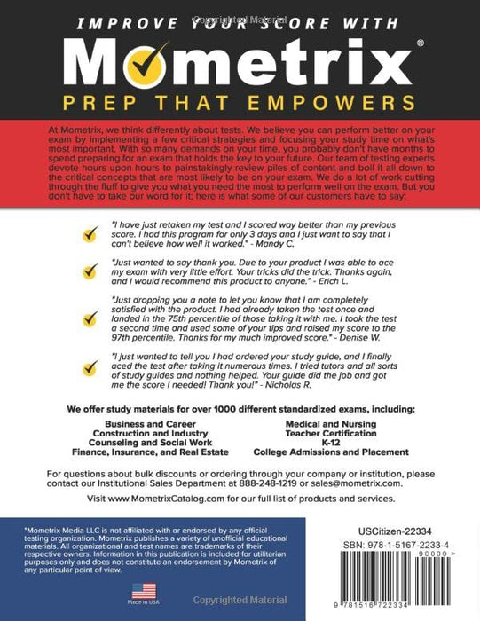 US Citizenship Test Study Guide 2023 and 2024 - USCIS Naturalization Secrets Book for the Civics Exam, Covers All 100 Questions, Detailed Answer Explanations: [3rd Edition]