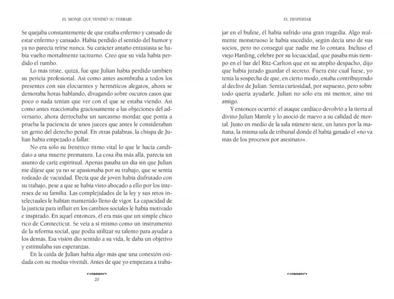 El monje que vendió su Ferrari: Una fábula espiritual