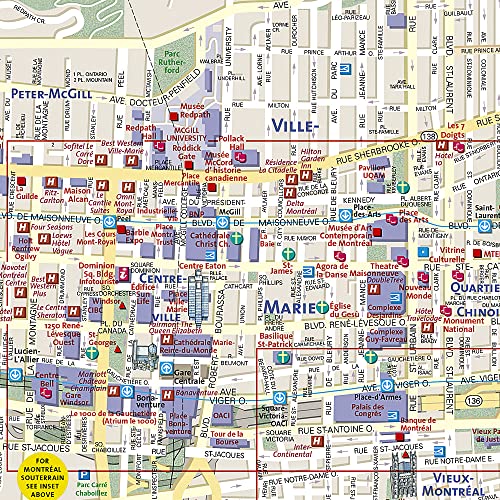 Montreal Map (National Geographic Destination City Map)